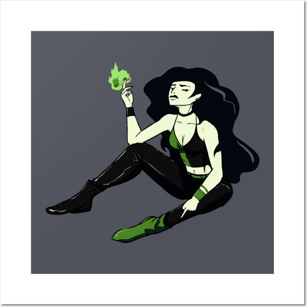 Shego Wall Art by megkpart